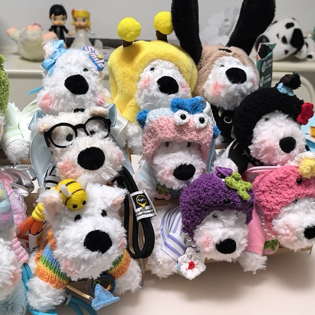 西高地玩偶挂件拍一拆一