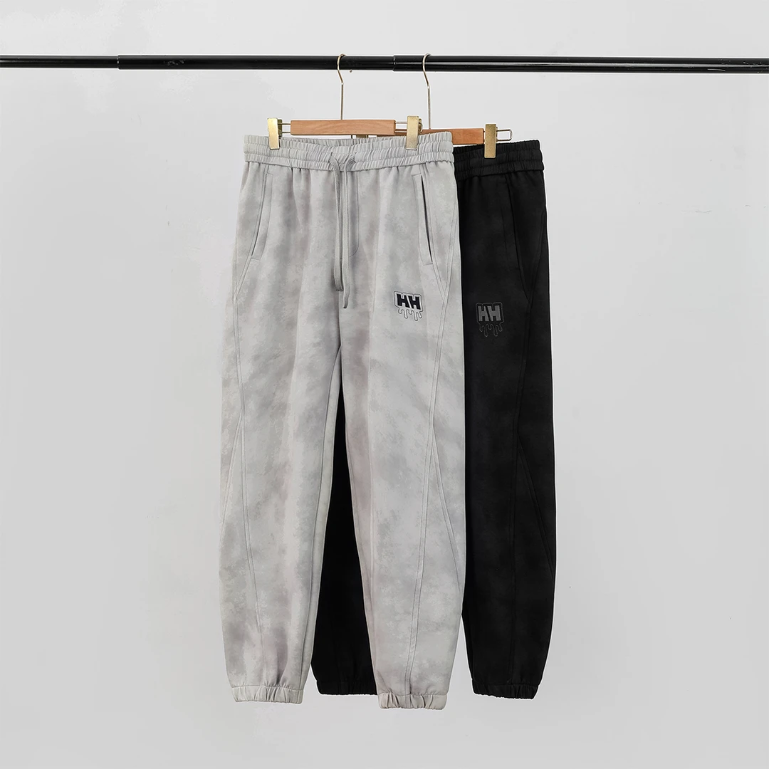 【春秋款脏脏裤】森老板宽松裤垂感免烫长裤百搭男士束脚大码裤子