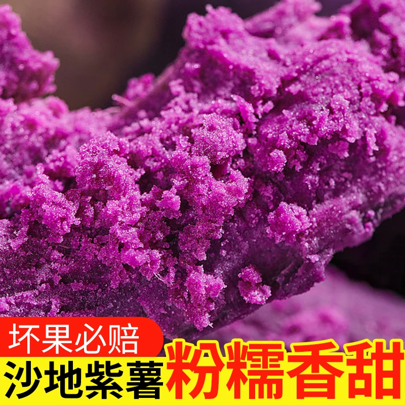 山东紫薯4.5斤装紫罗兰紫薯沙地番薯粉糯香甜肉厚宝宝辅食