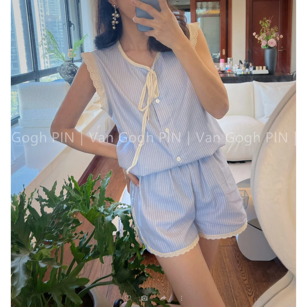 【环岛日记】25年小众新夏季纯棉高级感家居服睡衣套装