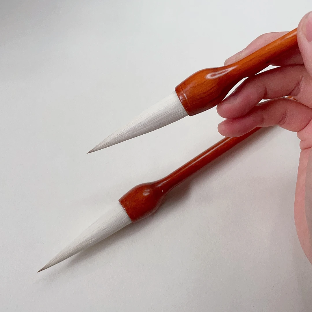 【贡品玉峰】兼毫出峰6×1.4口径，楷书行草篆书大草对联笔