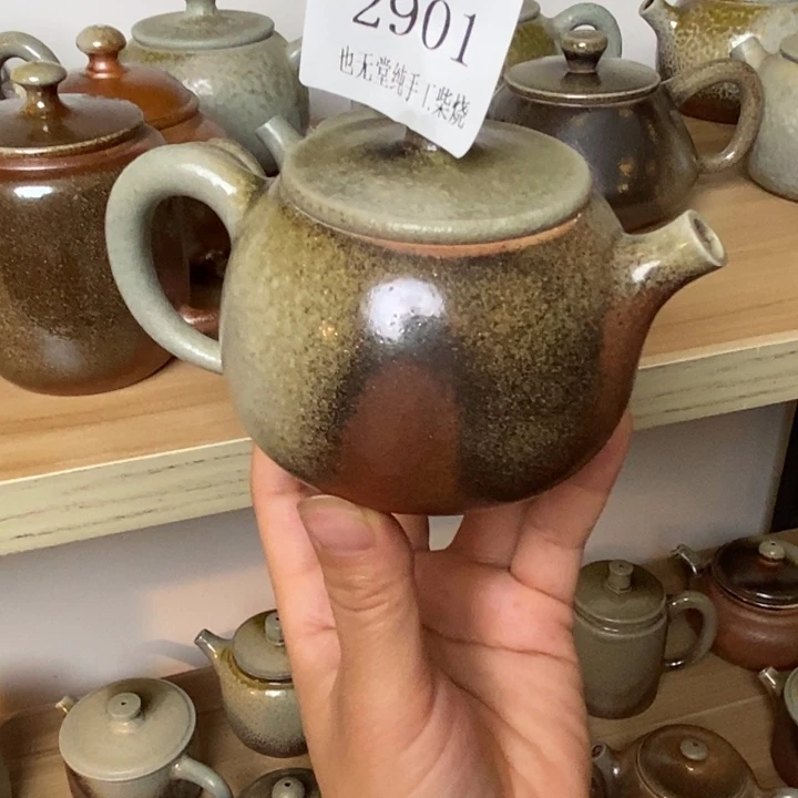 全品纯柴烧纯手工壶