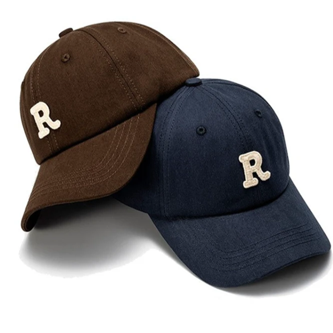 软顶新款男女显脸小韩版字母运动帽子休闲百搭棒球帽遮阳防晒帽