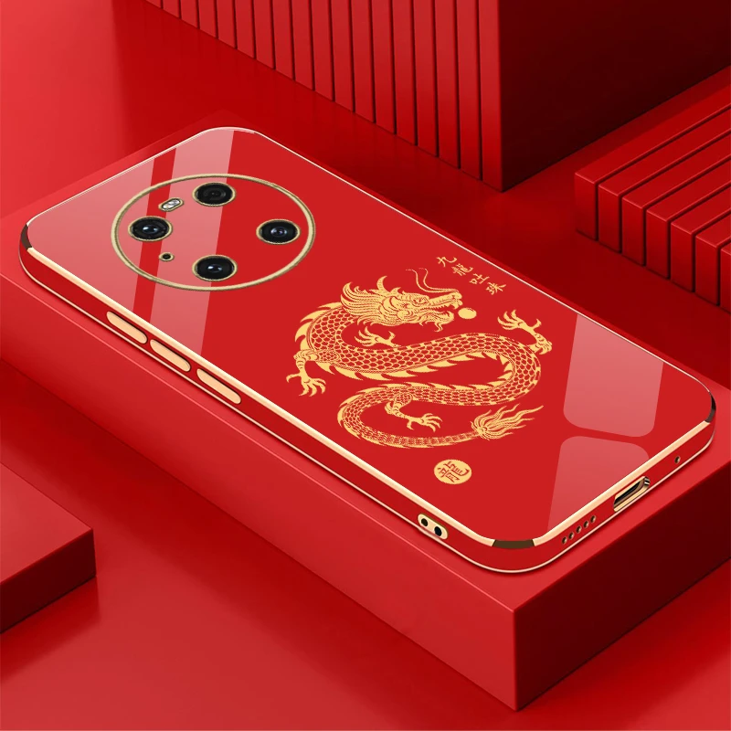 华为Mate40Pro九龙吐珠电镀防摔高颜值高级感网红爆款手机壳