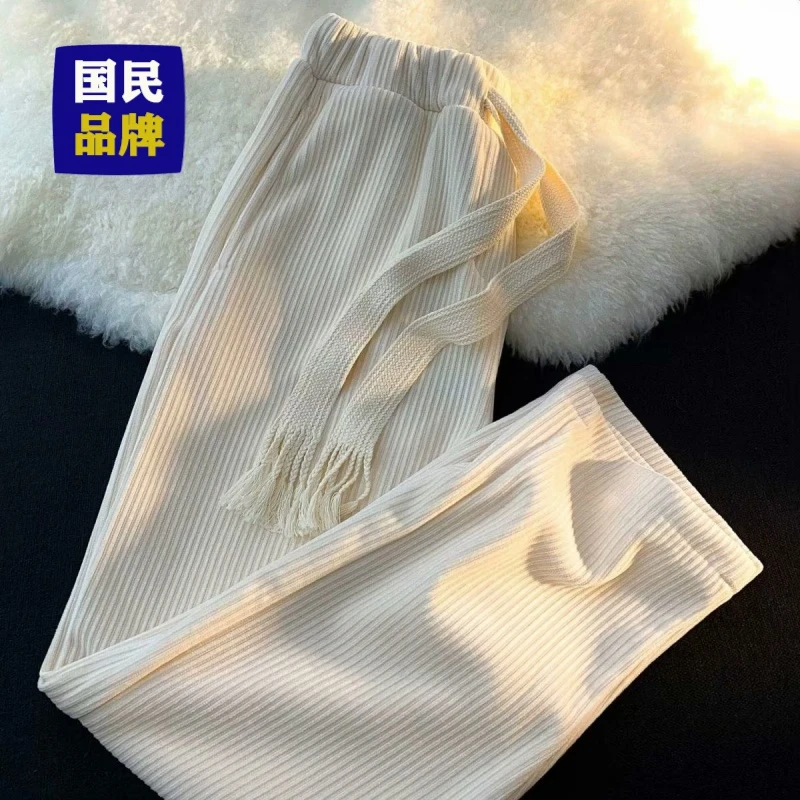 【小扬哥推荐】灯芯绒裤子男春季潮流韩版卫裤港风宽松直筒垂感百