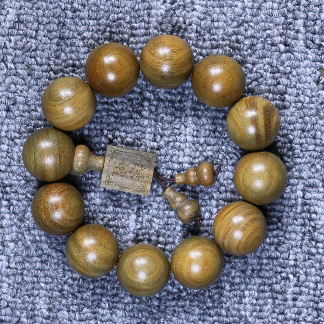 阿根廷进口檀木绿檀木2.0规格手串天然檀木香气香味持久秒沉水
