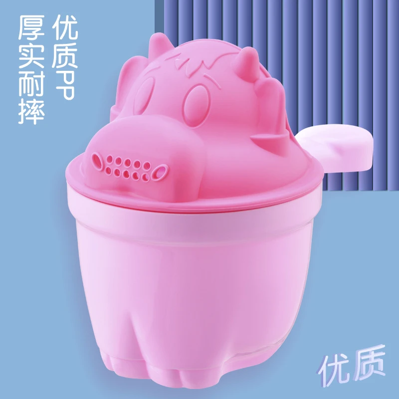 儿童洗头杯婴幼儿长柄花洒洗发杯母婴用品洗头杯批发可爱洗浴家用