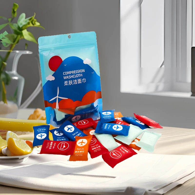 黑优品推荐压缩毛巾加厚加大洗脸巾独立小包装一次性纯棉升级特厚