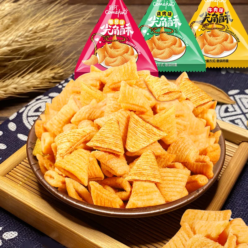 刻凡尖角酥300g/箱休闲解馋零食混合装好吃美味