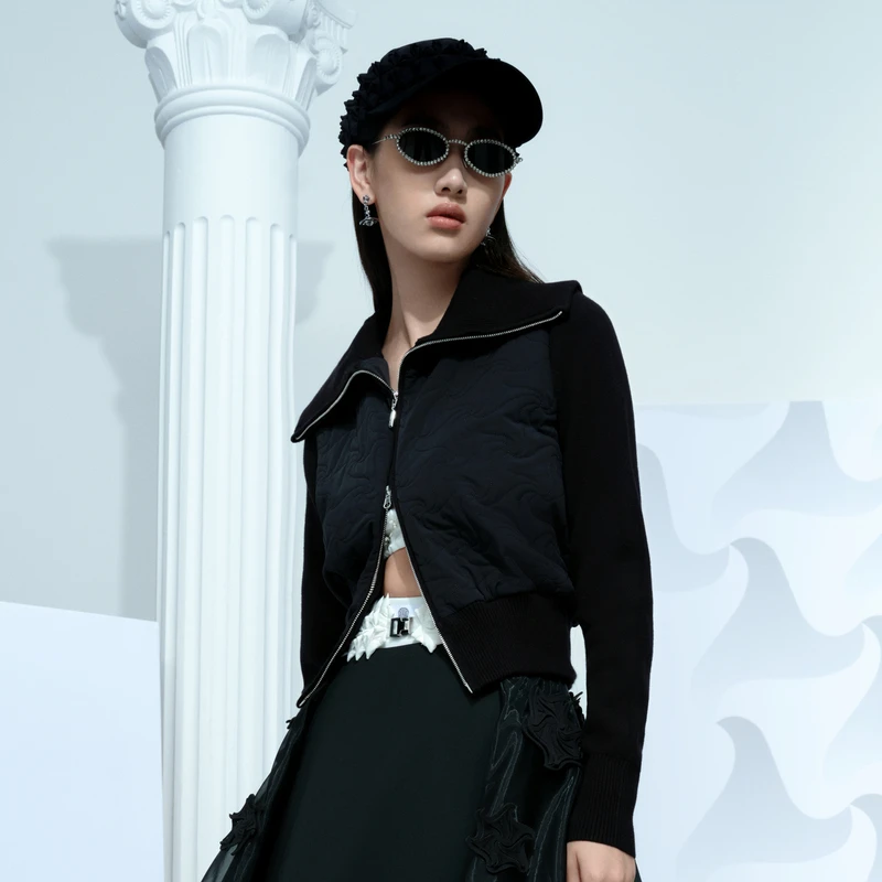 【波司登米兰秀场同款】2023年秋时尚轻薄潮流羽绒服外套B30136004