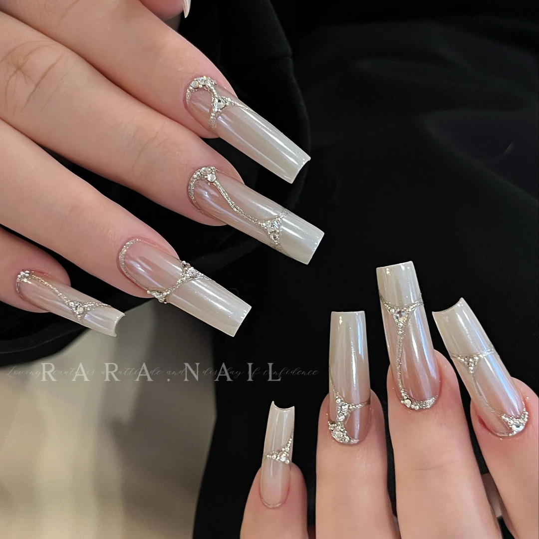 BOBOANGEL镜面美甲月光粉高透海莉同款极光粉超亮美甲店用套装