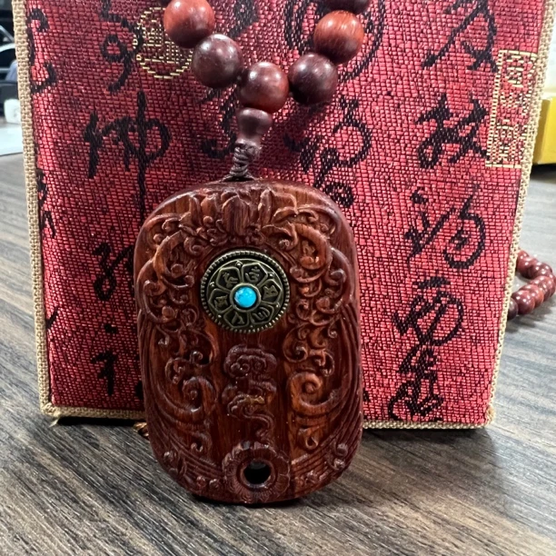 非金属木质吊坠 时来运转挂件吊坠