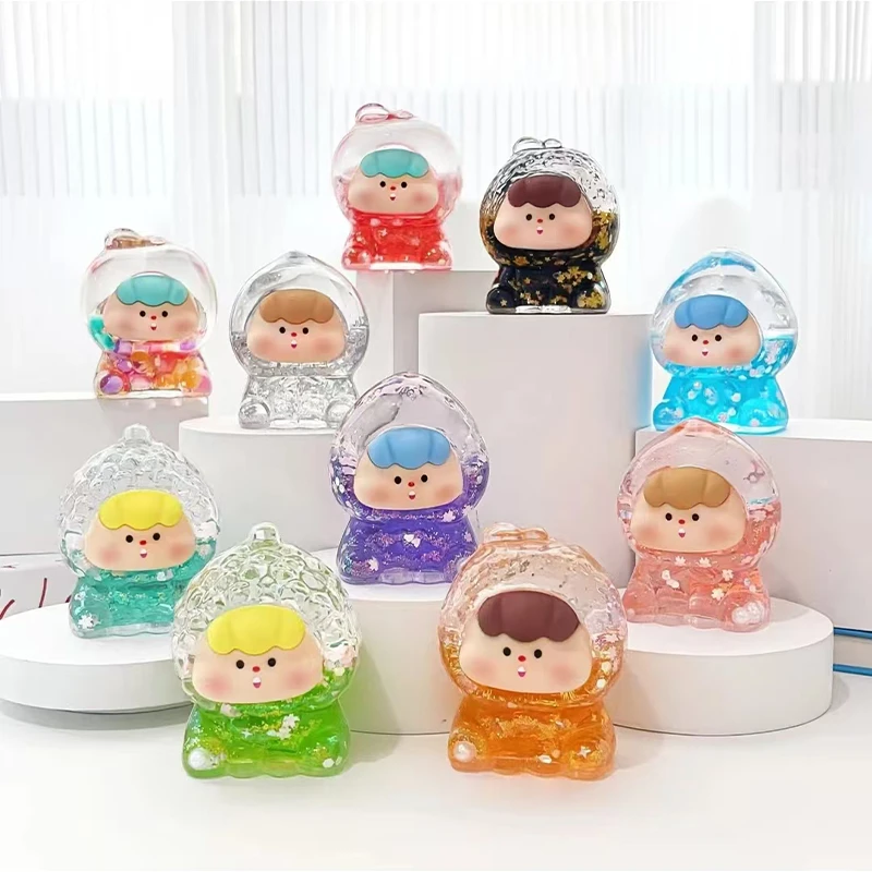 【夜光小萌粒大杂烩】夜光巨无霸水果崽崽流沙入油亚克力摆件装饰品