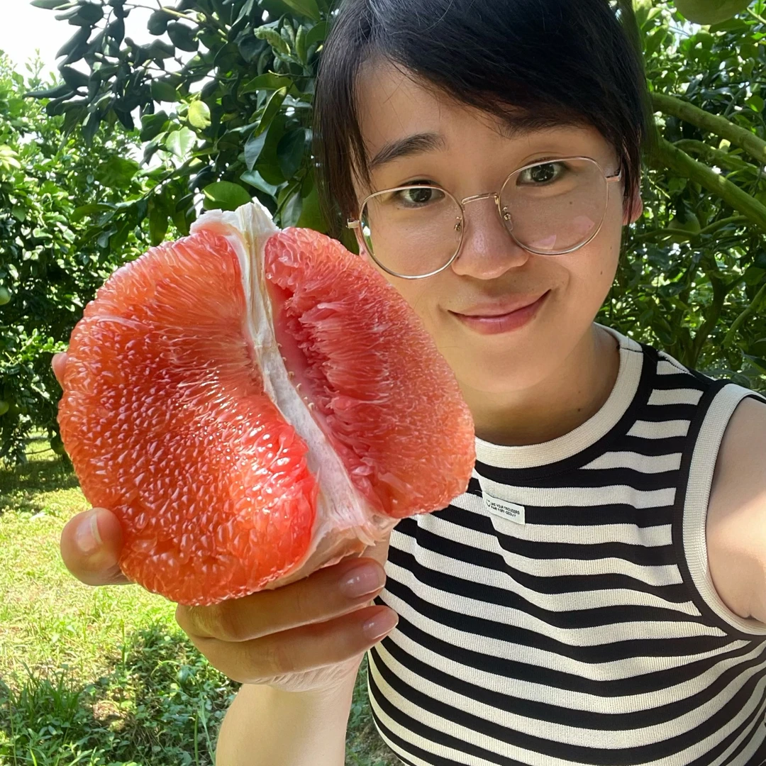 版纳红宝石蜜柚青皮红心皮薄肉厚新鲜爆汁口感清甜回甘