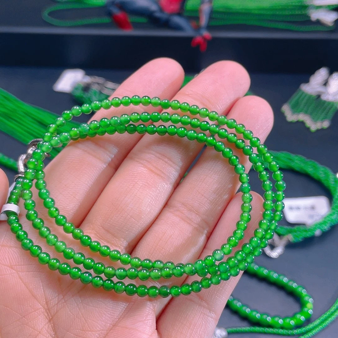 翡翠手绳未镶嵌，1