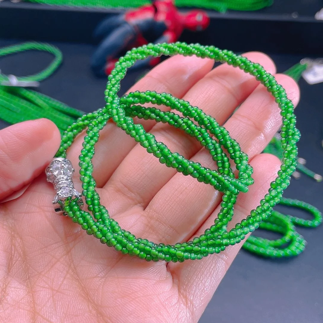 翡翠手绳未镶嵌，1