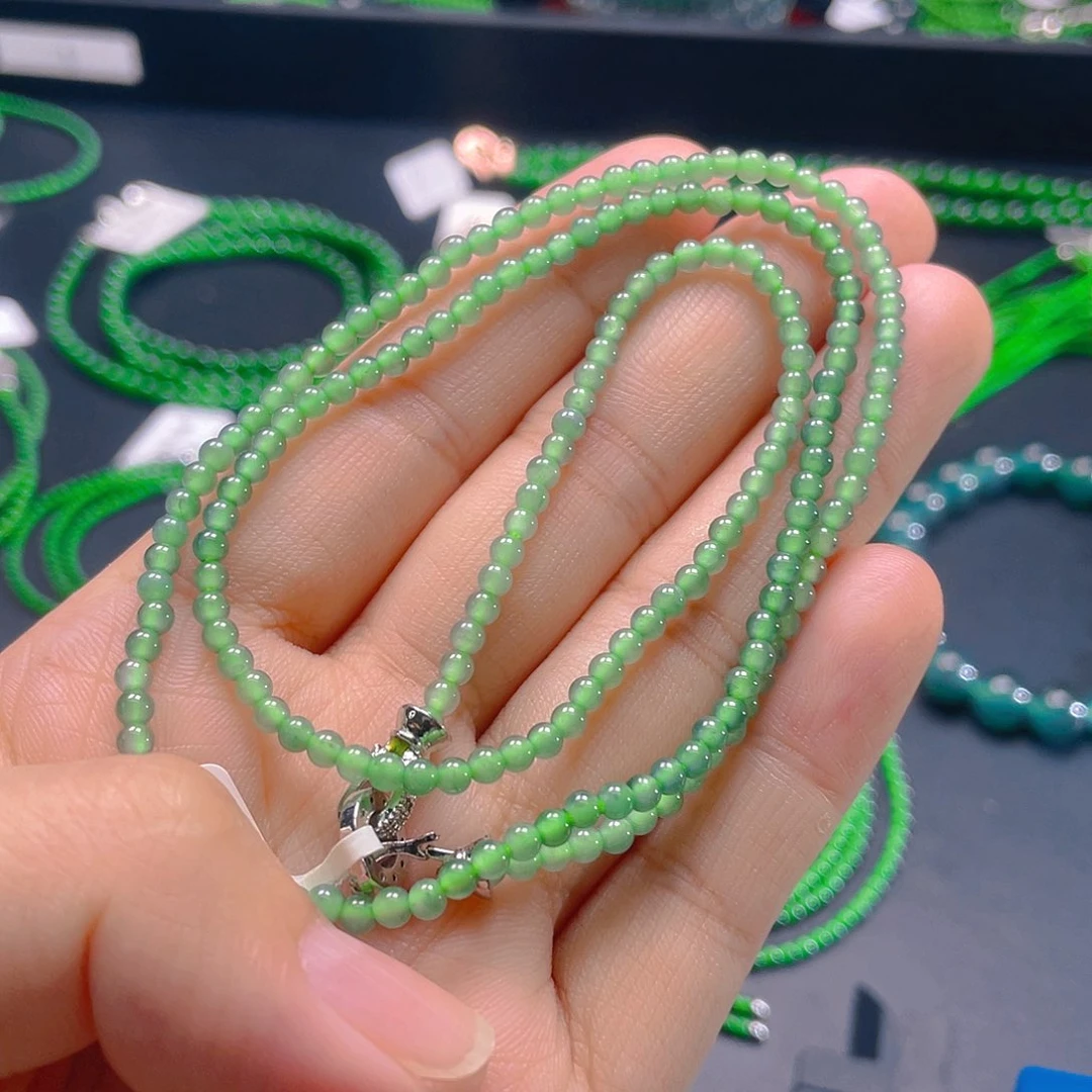 翡翠手绳未镶嵌，1