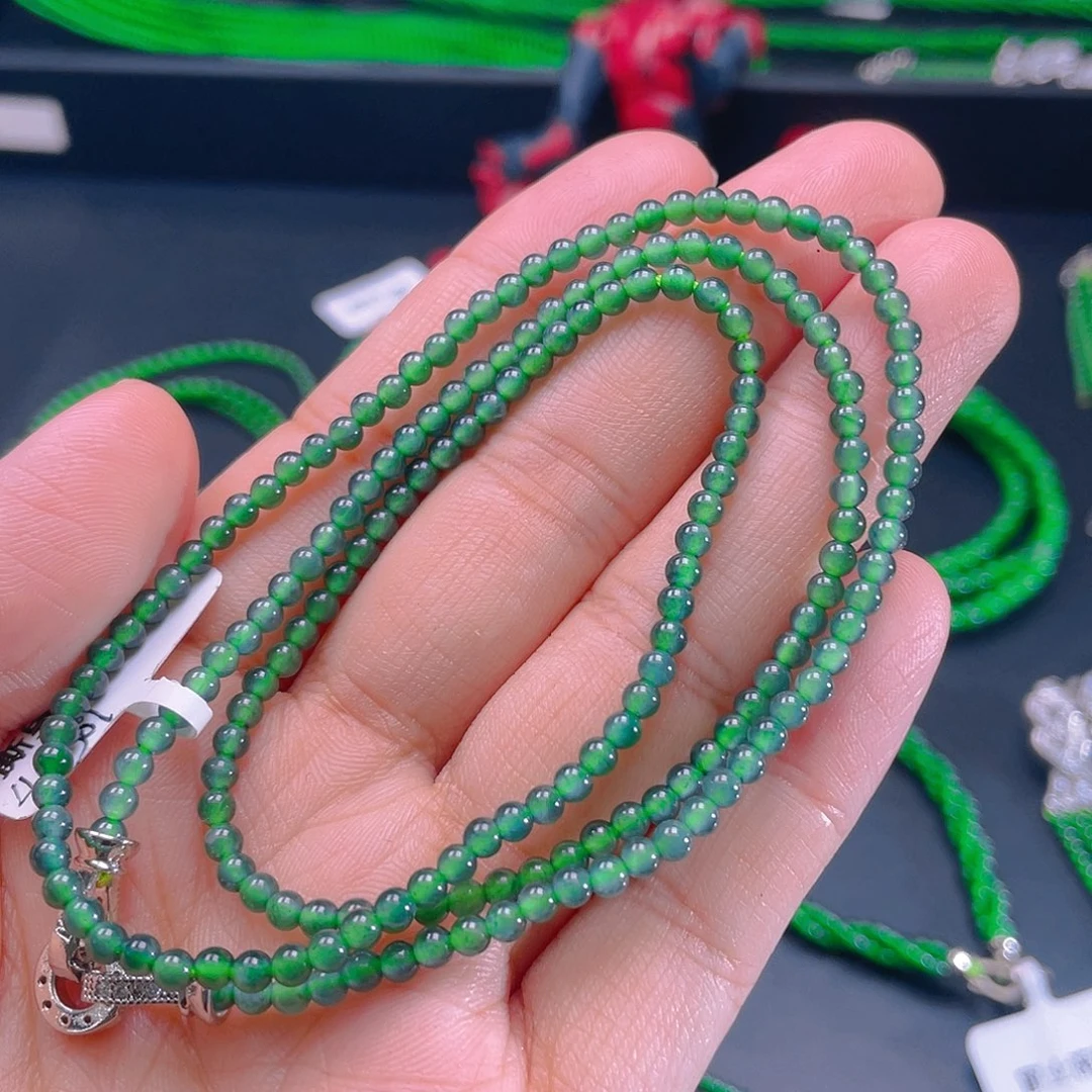 翡翠手绳未镶嵌，1