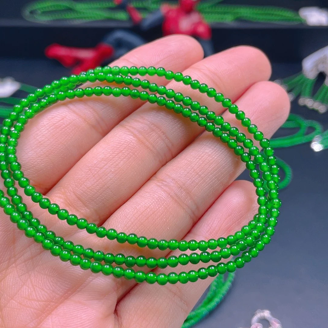 翡翠手绳未镶嵌，1