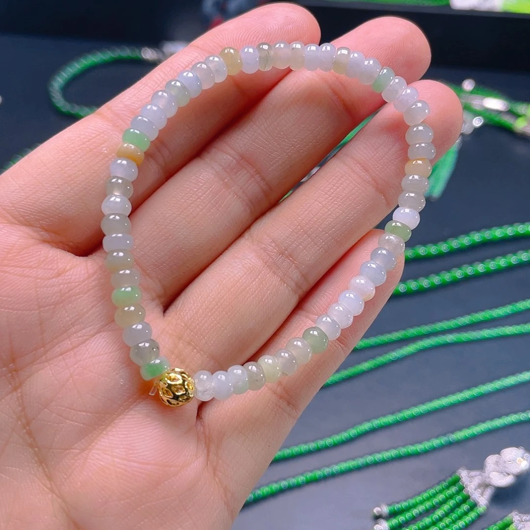 翡翠手链未镶嵌，1