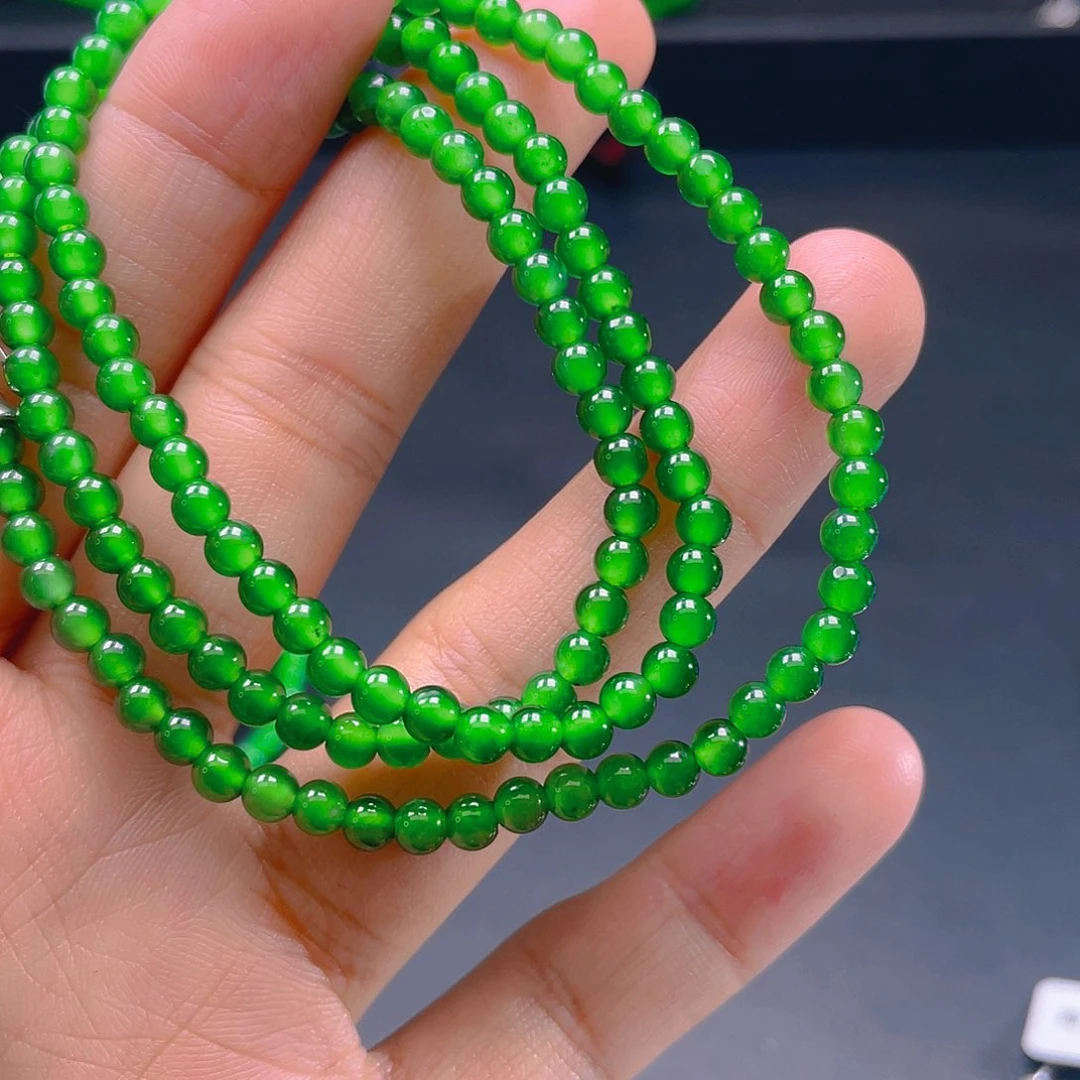 翡翠手绳未镶嵌，1