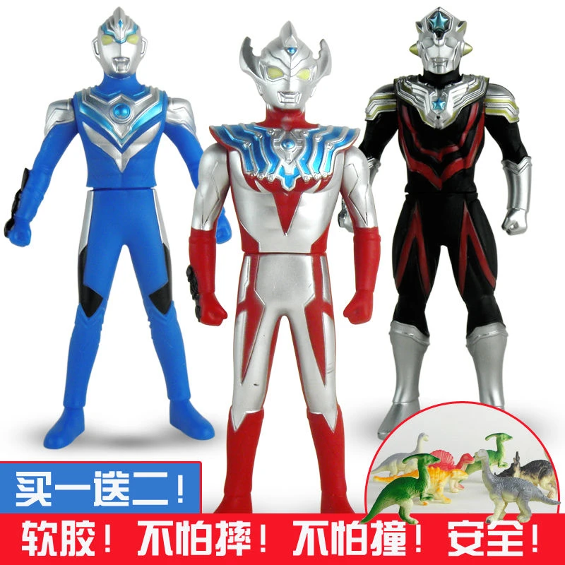 大号软胶玩具耐摔泰迦泰塔斯风马模型玩具儿童玩具人偶男孩