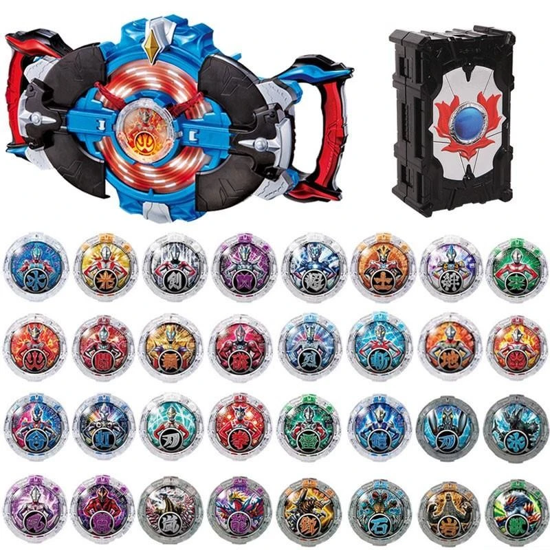 罗布奥特曼变身器萝卜水晶玩具男回旋闪光头镖布鲁罗索召唤器正版