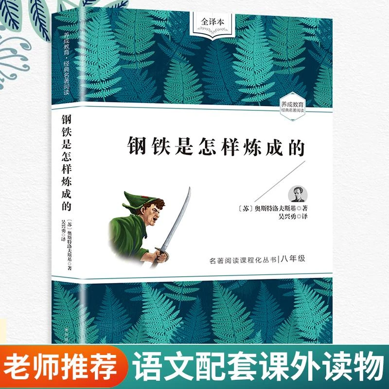 钢铁是怎样炼成的 课外阅读书籍初中生世界名著全套原著小说经典