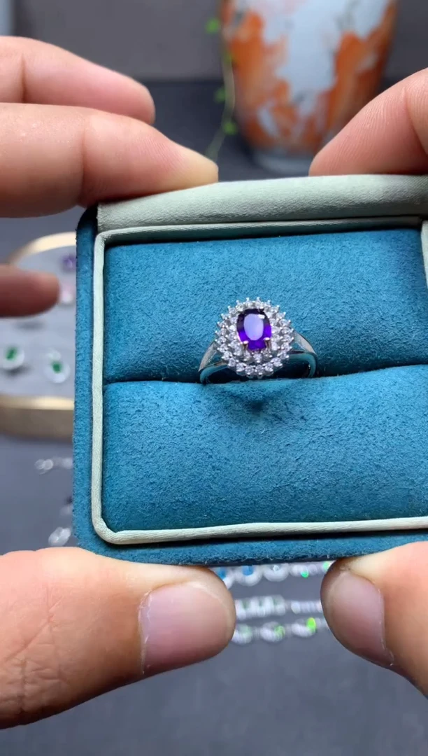 【闪购商品】紫晶戒指未镶嵌W40（所见即所得）