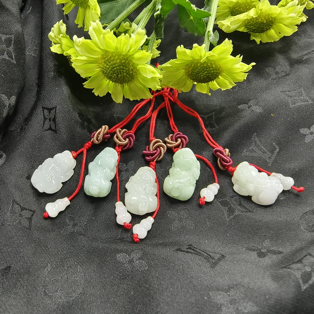 【玉合缘】天然翡翠貔貅手链（多样性发一） 9107