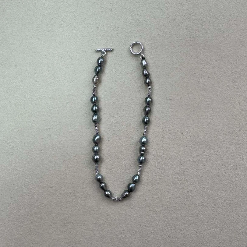 南城红桥海水keshi不规则珍珠手链无核珍珠