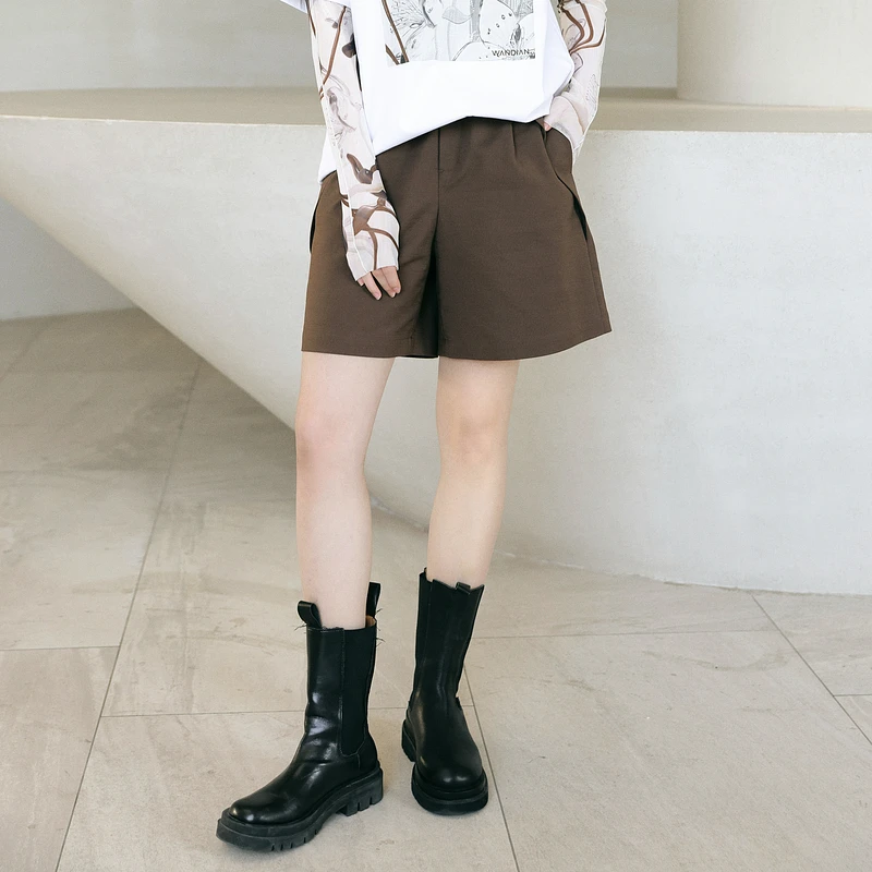 婉甸黑色短裤1233P03RX1