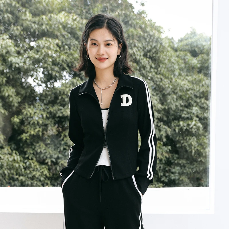 婉甸灰色长袖套装1233L02RSDDS