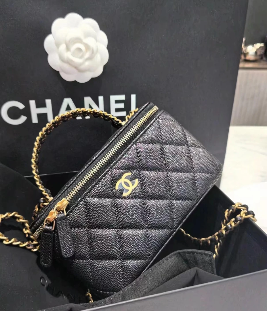 95新 Chanel/香奈儿 GGS丨24A手柄黑金芯片款长盒子/88591327