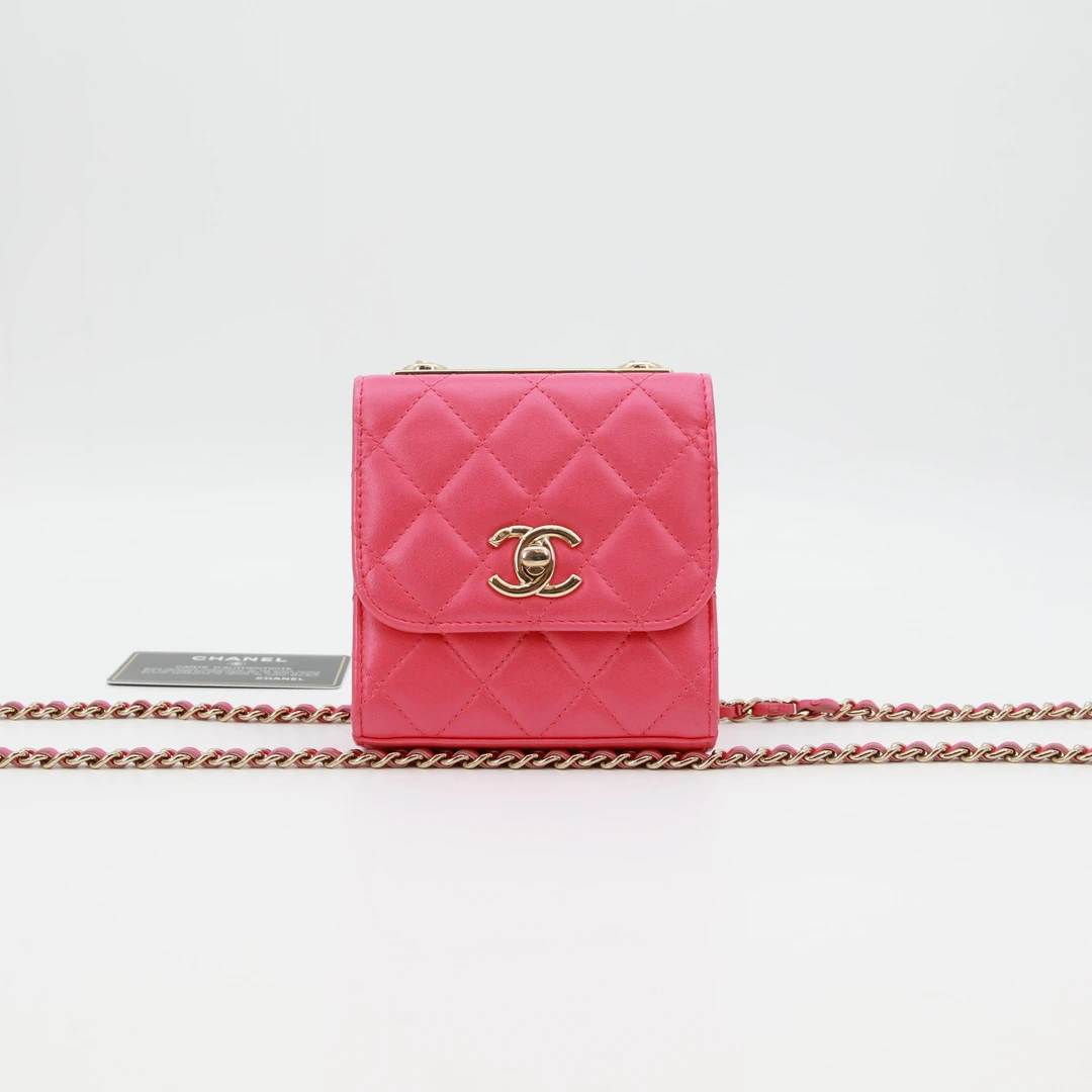 95新 Chanel/香奈儿 GGS天天丨trendy cc粉金单肩包 94343673