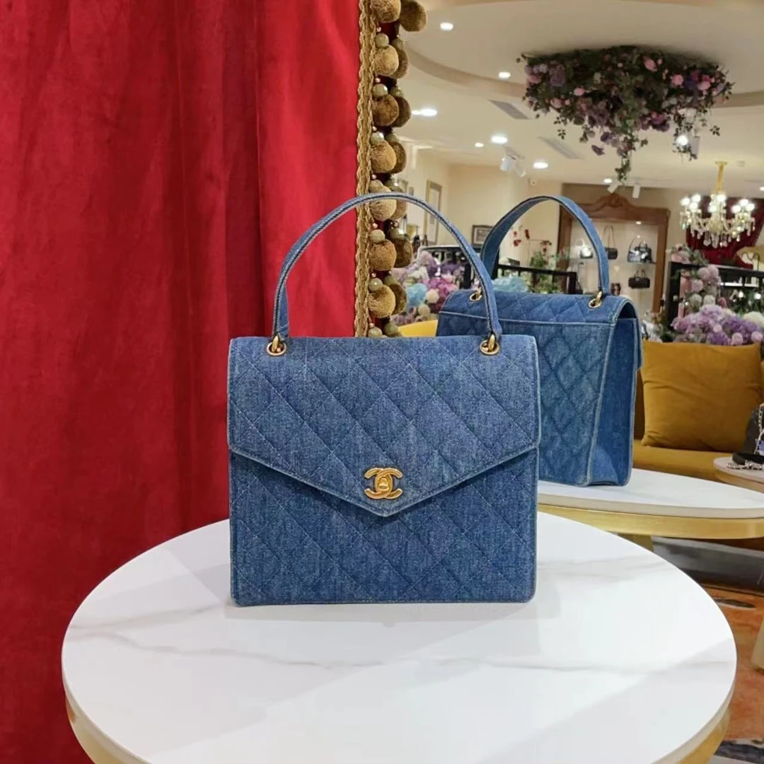 95新 Chanel/香奈儿 GGS丨kelly小号牛仔手提包/73670860