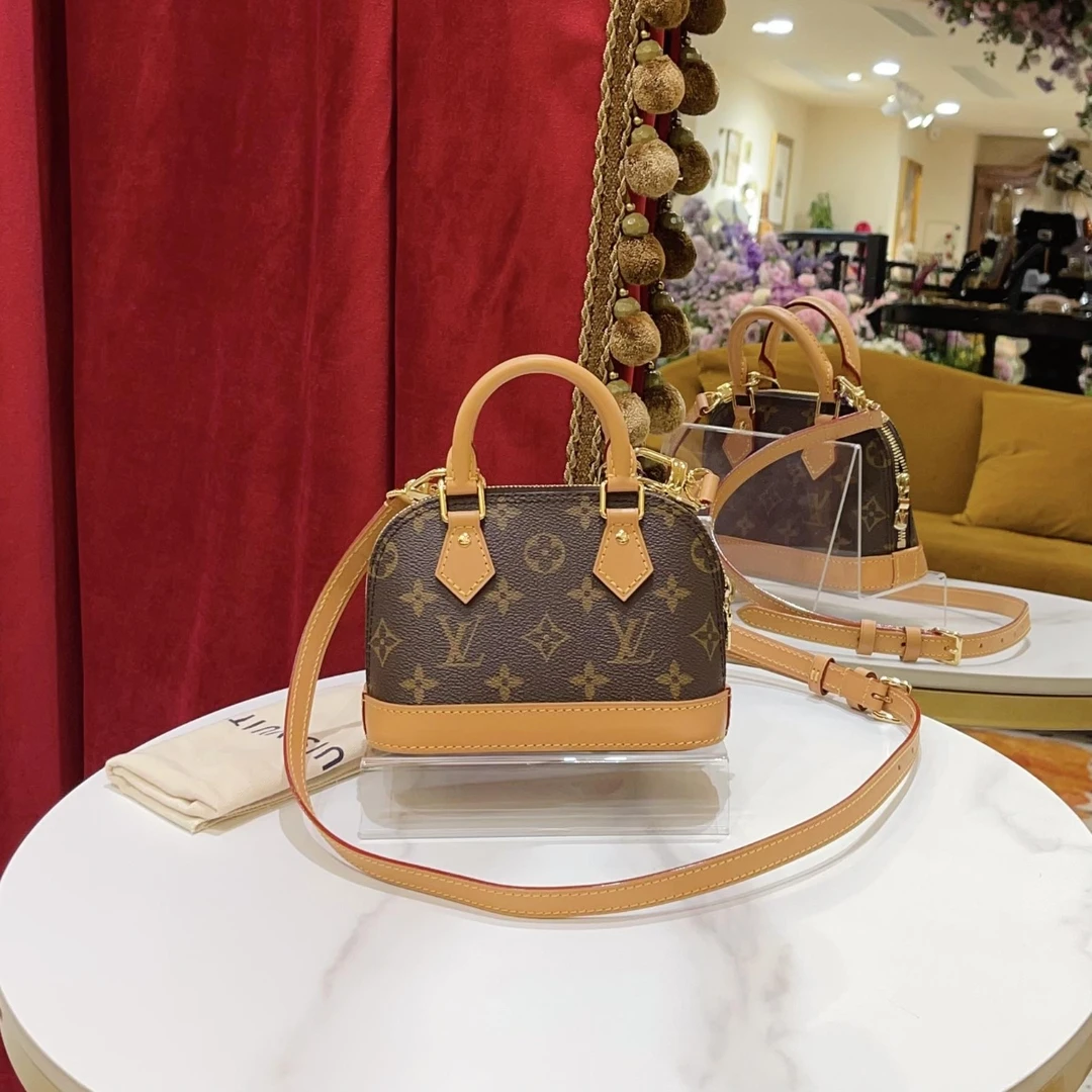 95新 LouisVuitton/路易威登 GGS丨alma nano老花贝壳包 84931836