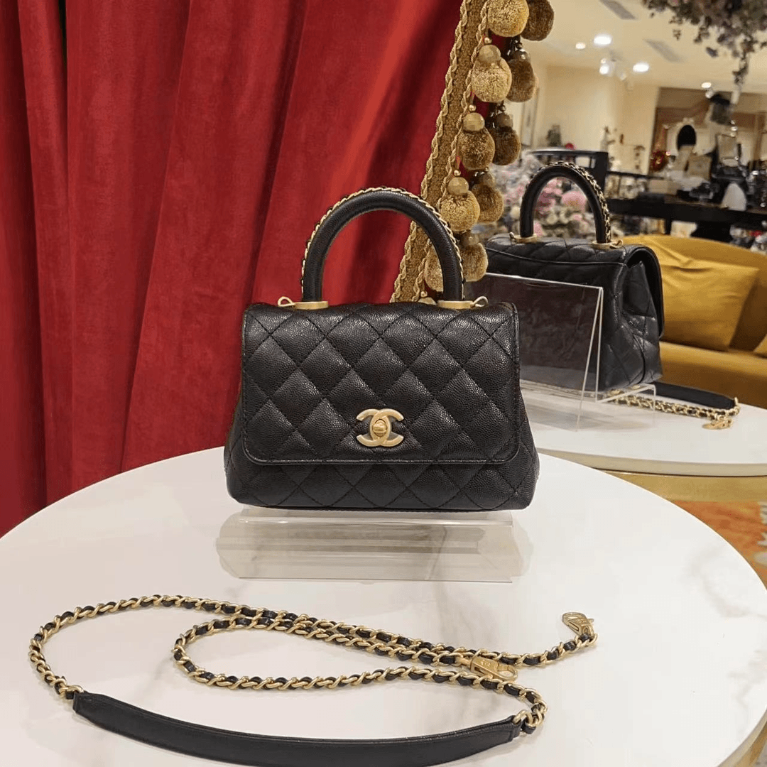 95新 Chanel/香奈儿 GGS丨23p cocohandle mini芯片23年/38621513