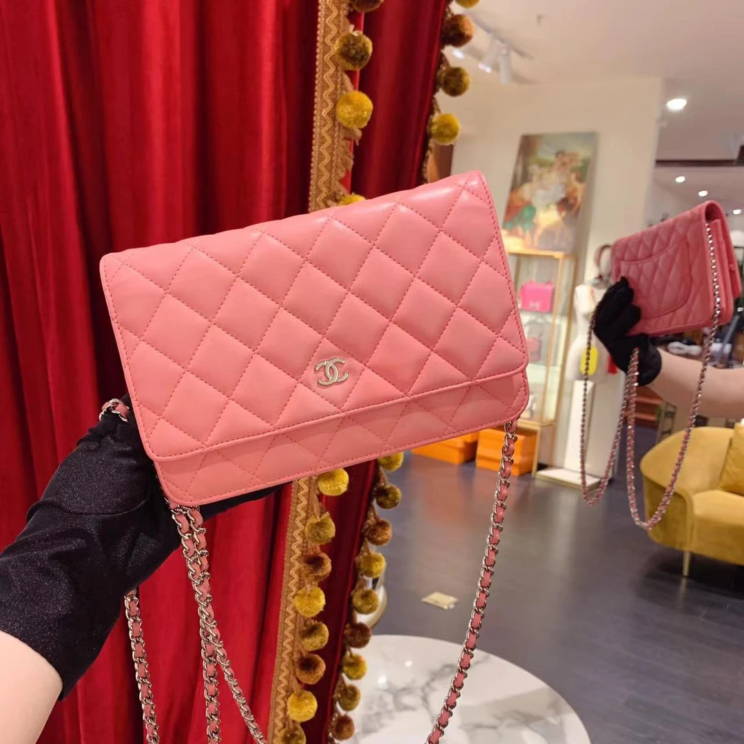 95新 Chanel/香奈儿 GGS萌萌丨财财woc粉/84755342