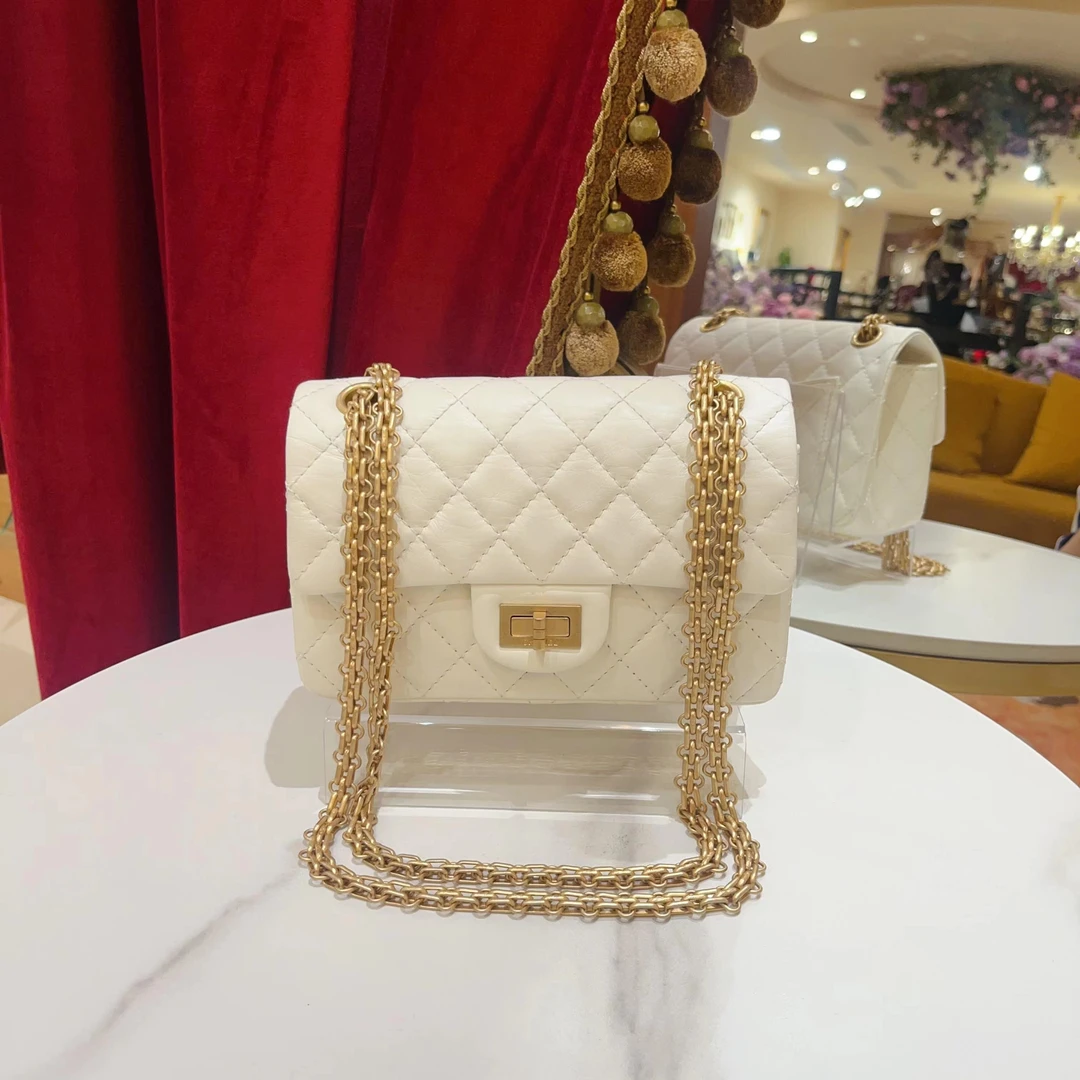 99新 Chanel/香奈儿 GGS丨2.55mini白金单肩包芯片 42274812