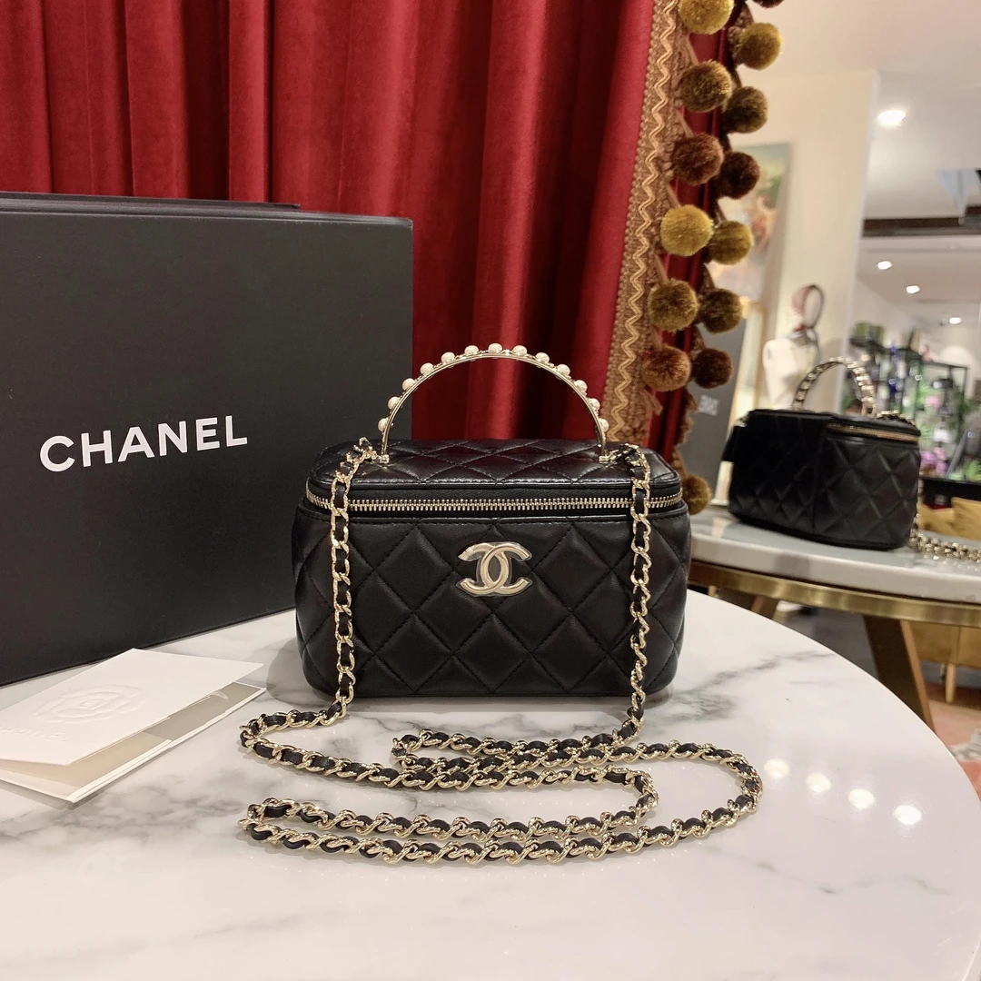 95新 Chanel/香奈儿 GGS丨24S珍珠手柄长盒子/47858865
