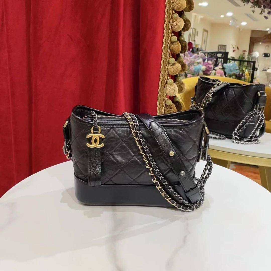 95新 Chanel/香奈儿 GGS丨流浪小号黑金油蜡牛芯片 20487500