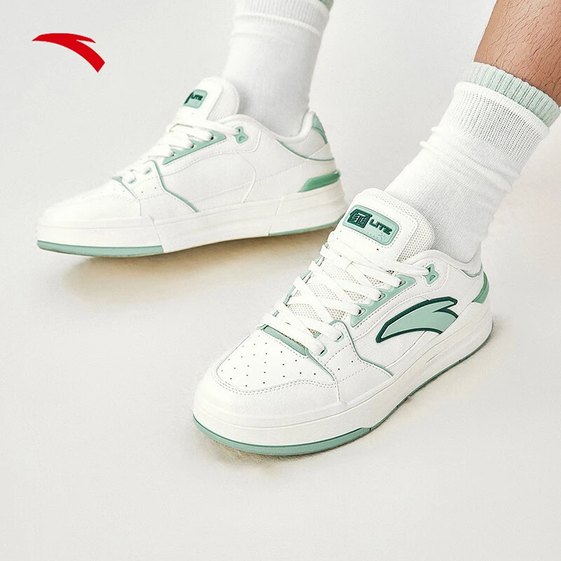 【樊振东同款】安踏街顽LITE丨撞色潮流板鞋男女官方正品休闲小白鞋