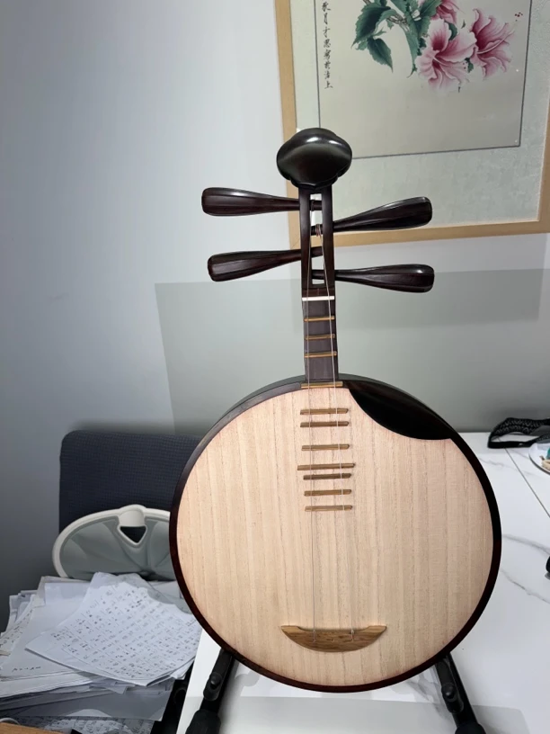 二号老红木京剧月琴京剧品