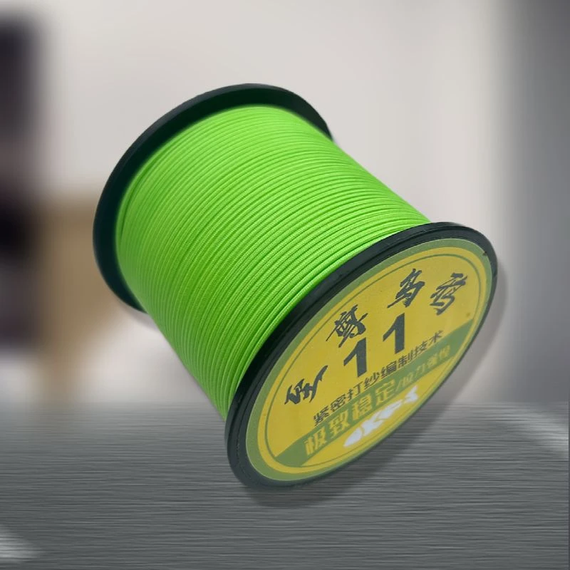 比磐石稳定工厂直发1.1mm11芯可视大力马双层进口编织丝主线正品
