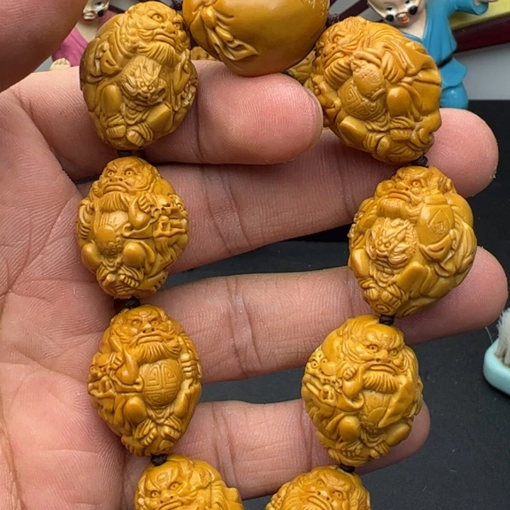 橄榄核核雕御龙钟馗福利