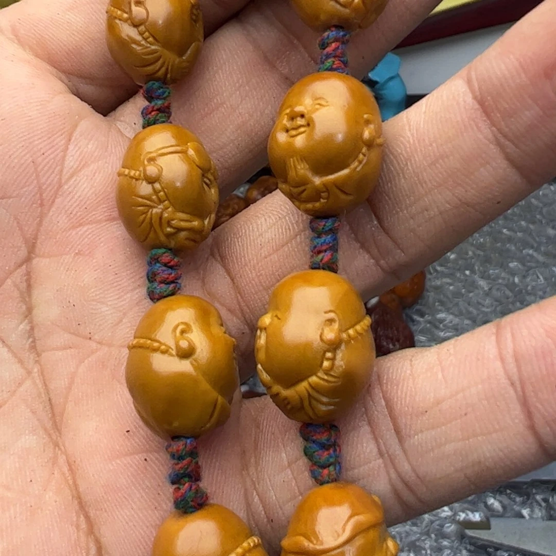 橄榄核核雕苏工小子是小萌佛