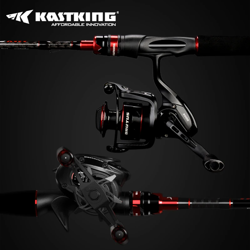 Kastking/卡斯丁布鲁图斯路亚套装全套铝合金路轻雷双竿稍竿顺滑