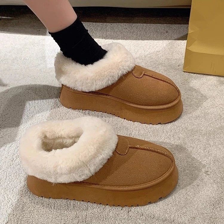 加绒厚底百搭时尚秋冬雪地靴