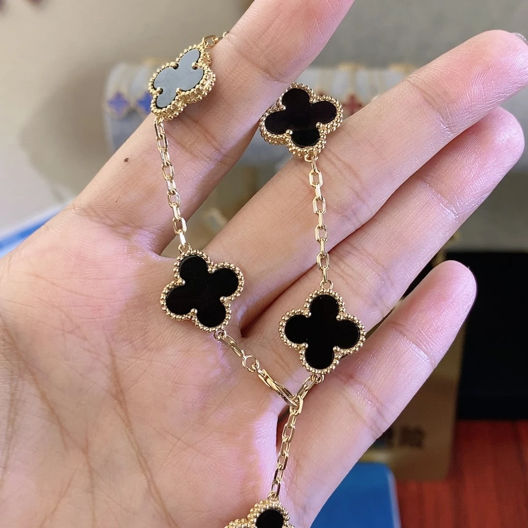 玛瑙/玉髓手链18K金镶嵌